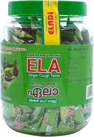 Kandamkulathy Ela Ginger Cough Tablet